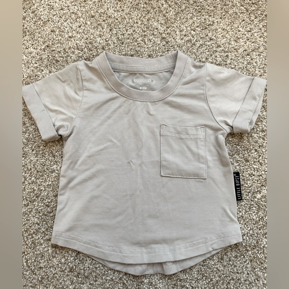 Little Bipsy Bamboo Pocket Tee
